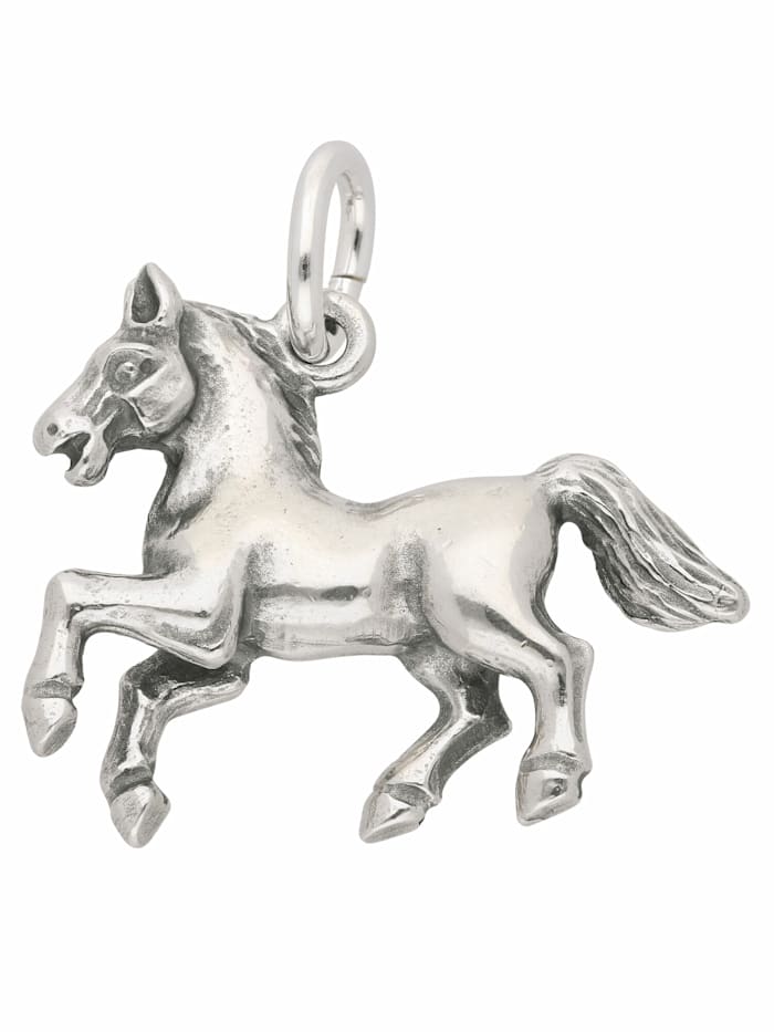 1001 Diamonds 925 Silber Anhänger Pferd, silber