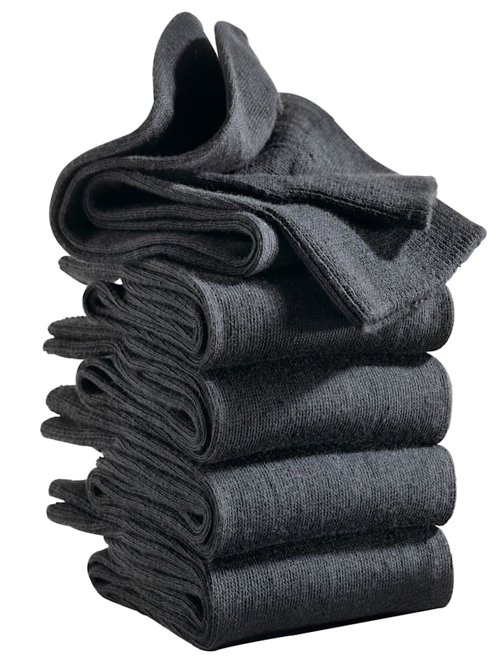 BABISTA Pánské ponožky v pohodlné bavlněné kvalitě, Černá