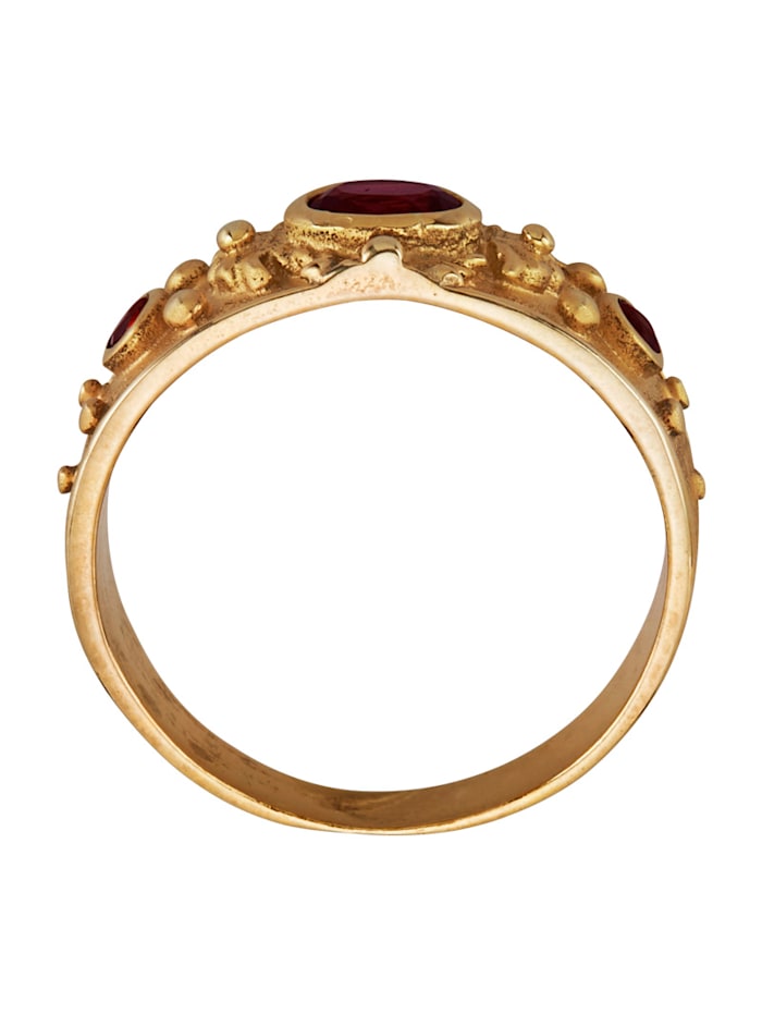 Byzanz-Ring in Silber 925, vergoldet