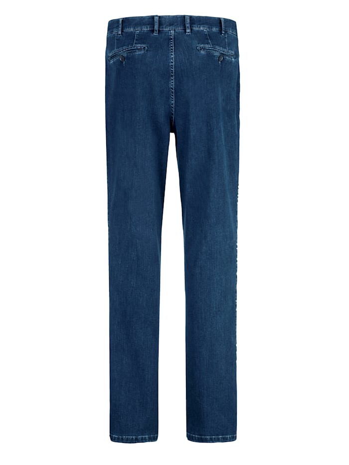 Jeans mit Bundfalte