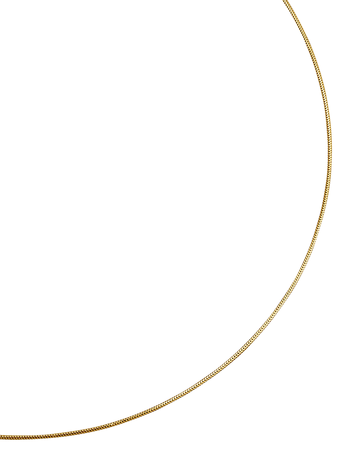 Diemer Gold Schlangenkette massiv in Gelbgold 585, Gelb