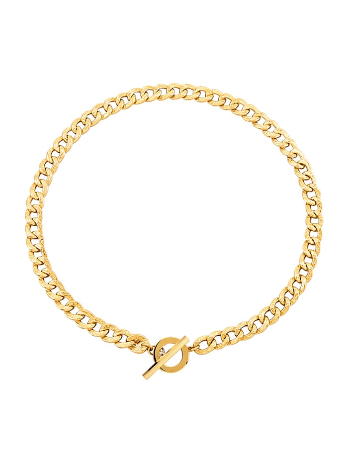 Halsband av guldfärgat silver 925, Guldfärgad