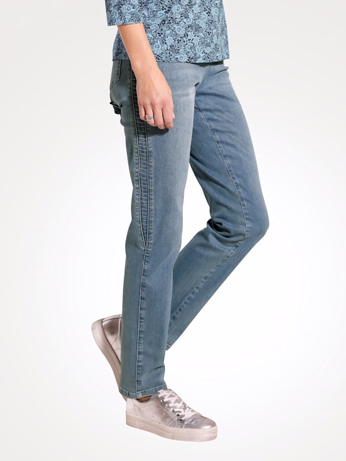 Jeans met zijstrepen
