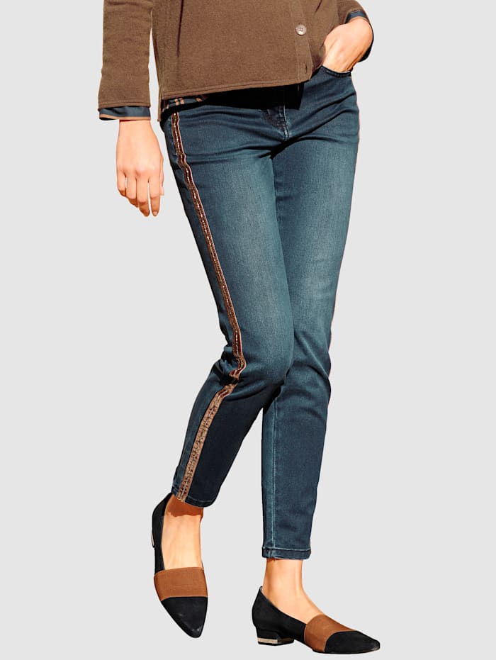 Alba Moda Jeans in trageangenehmer elastischer Qualität, Dark blue