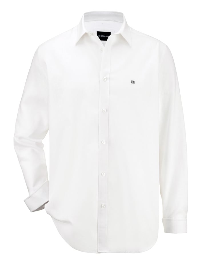 BABISTA Overhemd van een linnenmenging, Wit