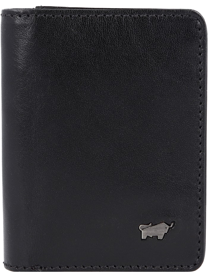 Braun Büffel Country Geldbörse RFID Leder 7,5 cm, schwarz