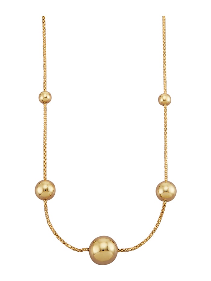 Diemer Gold Halskette in Gelbgold 585, Gelbgoldfarben