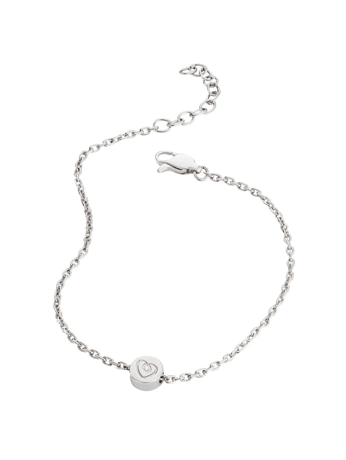 CAI Armband 925/- Sterling Silber ohne Stein 16+3cm Glänzend, weiß