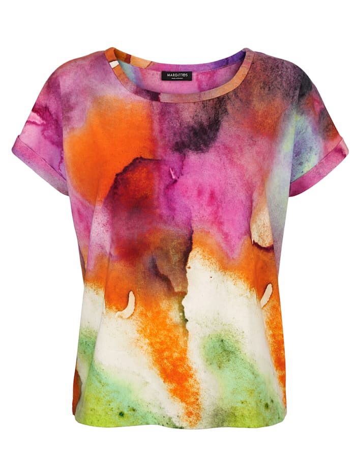 MARGITTES Shirt im tollen Batikdruck, Multicolor