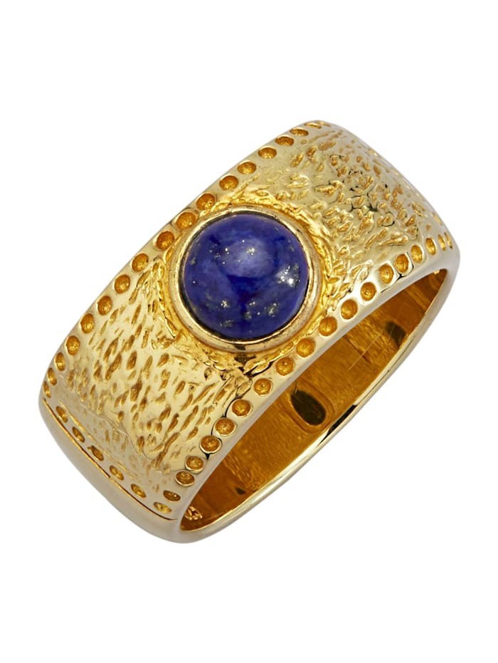 Diemer Farbstein Ring med lapis lazuli, Blå