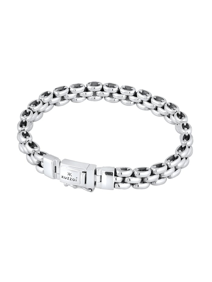 Armband Herren Trend Chunky Chain Oxidiert 925 Silber