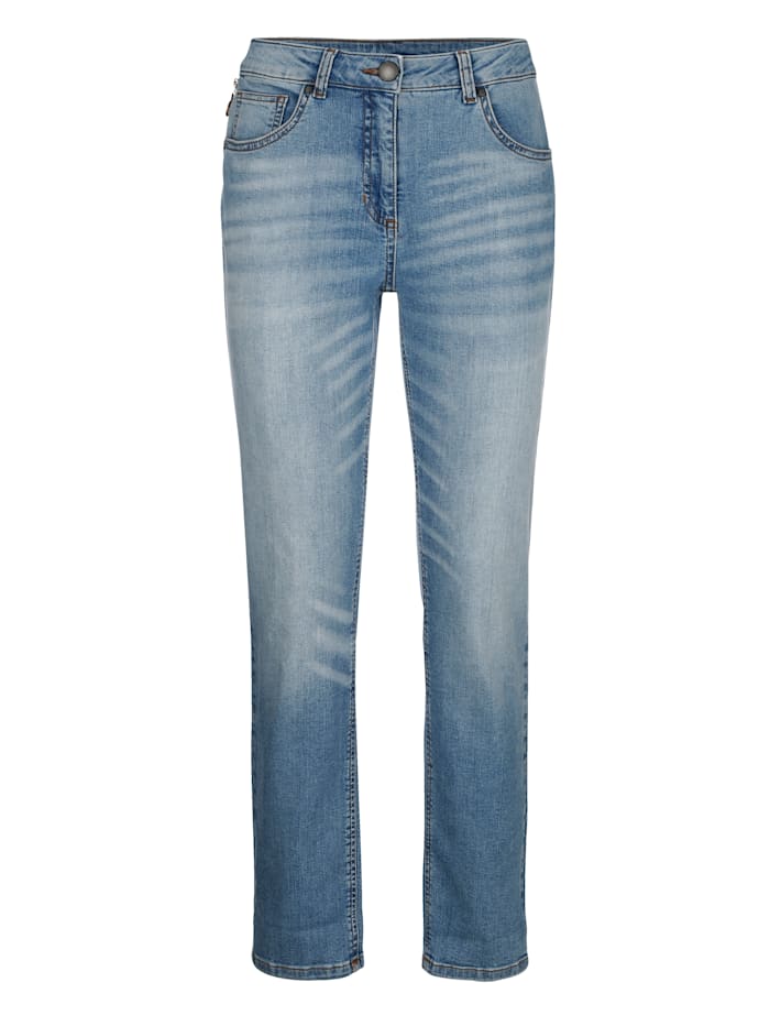 Jeans mit Zier-Reißverschluß