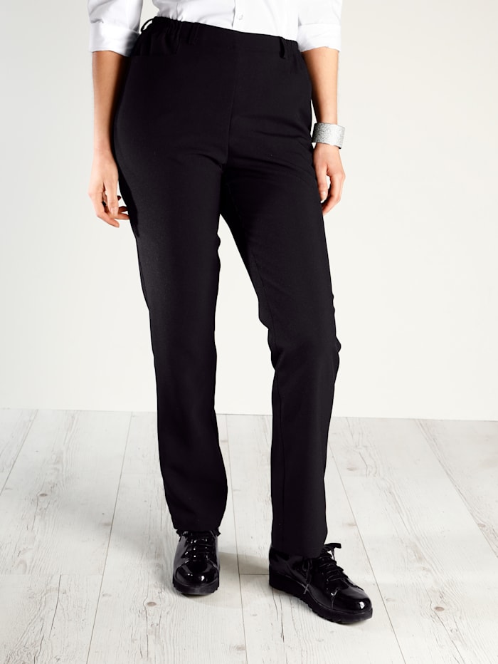 m. collection Termo kalhoty s hebkou hřejivou podšívkou, Černá