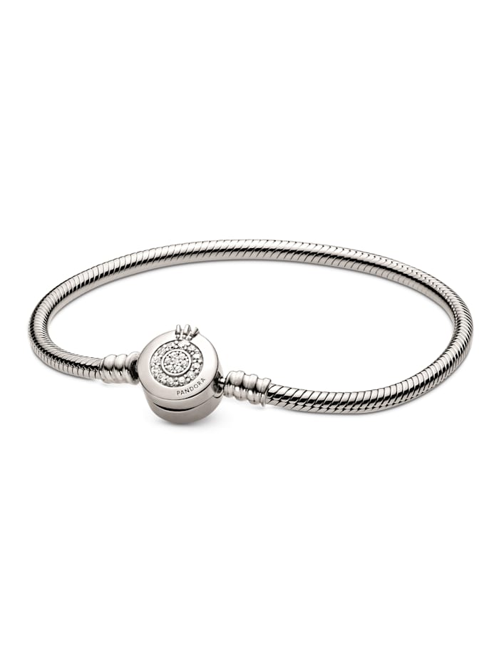 Pandora Armband - Funkelnde Krone - 19 cm, Silber