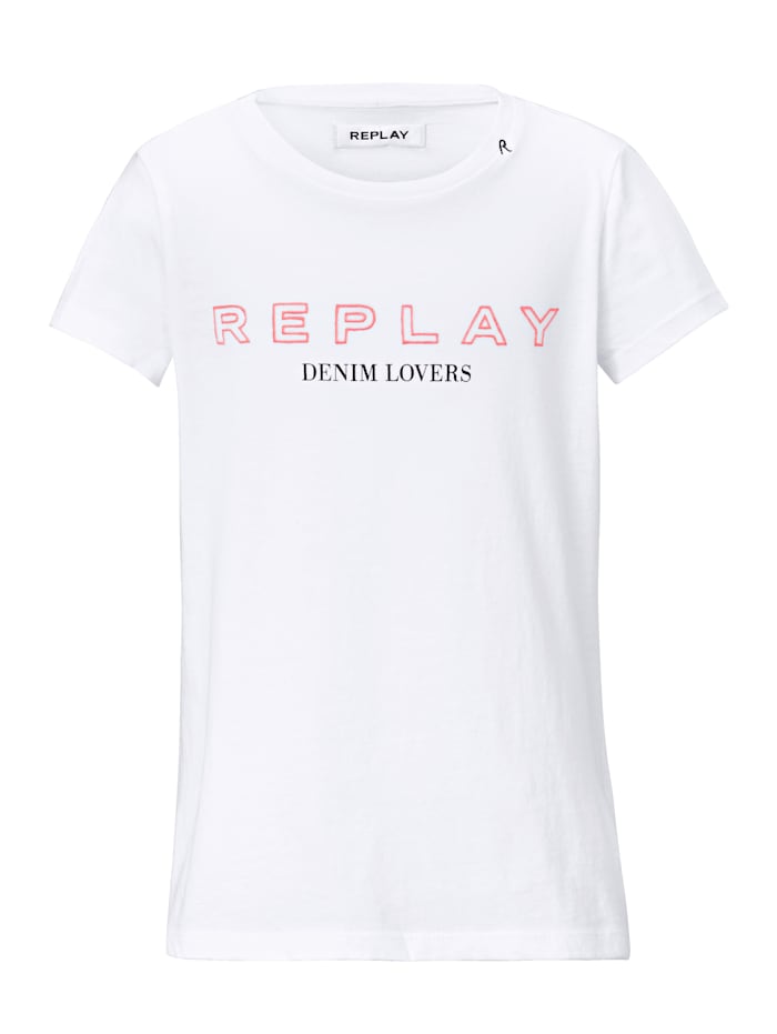 REPLAY T-Shirt Kids, Weiß
