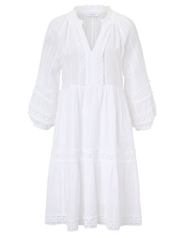 Bloom Kleid, Weiß