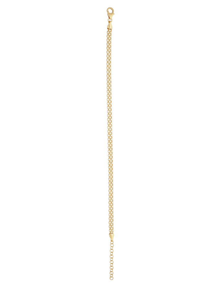 Diemer Gold Gevlochten armband van 14 kt. goud, Geelgoudkleur