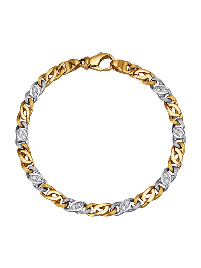 Amara Diamants Bracelet avec brillants, Coloris or jaune