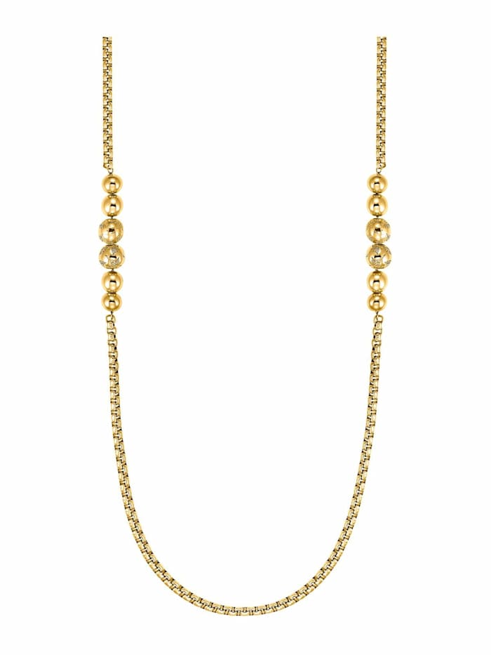 JOOP! Halskette für Damen, Edelstahl IP Gold, Gold