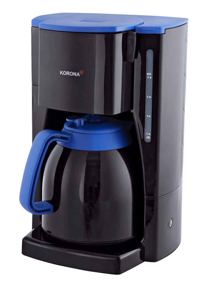 EXKLUSIV-Set Thermo-Kaffeeautomat 10314 mit 2 Thermokannen, schwarz/blau