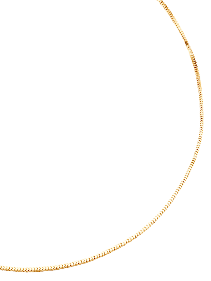 Chaîne maille serpent en or jaune 585, 50 cm, Or jaune