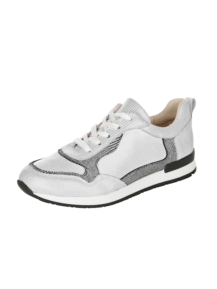 Alba Moda Sneaker, Weiß/Schwarz/Silberfarben