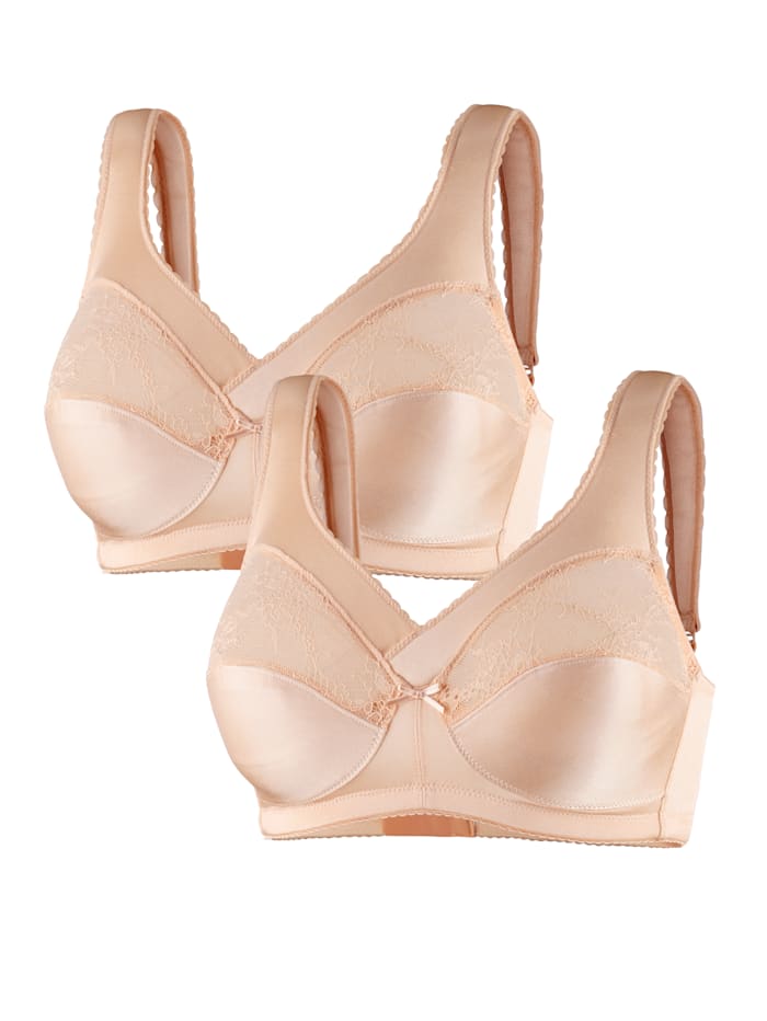 Harmony Bra with strain-relieving straps, Nude