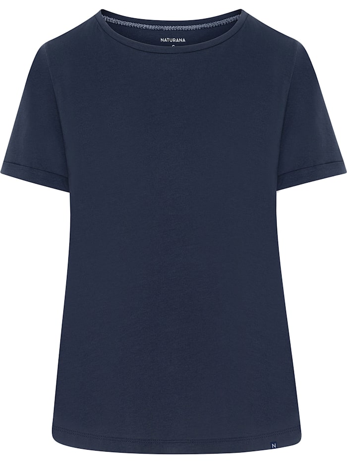 Naturana Damen T-Shirt Loungewear, Dark Blue