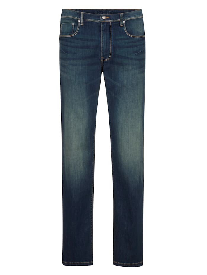 BABISTA Jeans in moderner Used-Optik, Dunkelblau
