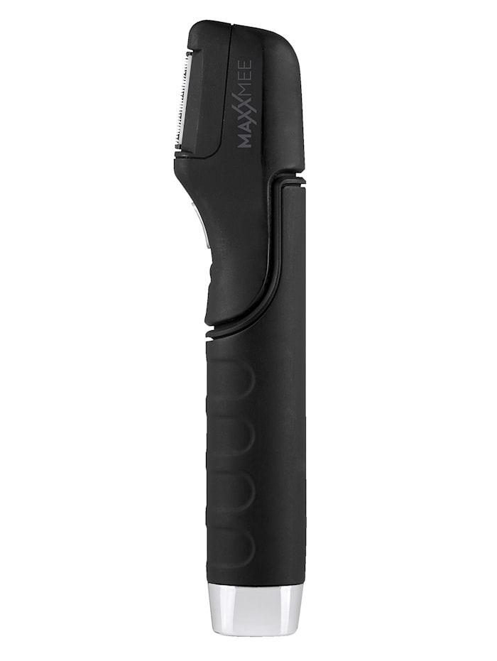MAXXMEE Kabelloser Haarschneider 'Smart Trimm 3in1' mit 5 Aufsätzen, LED-Beleuchtung, ausziehbarer Griff, Schwarz