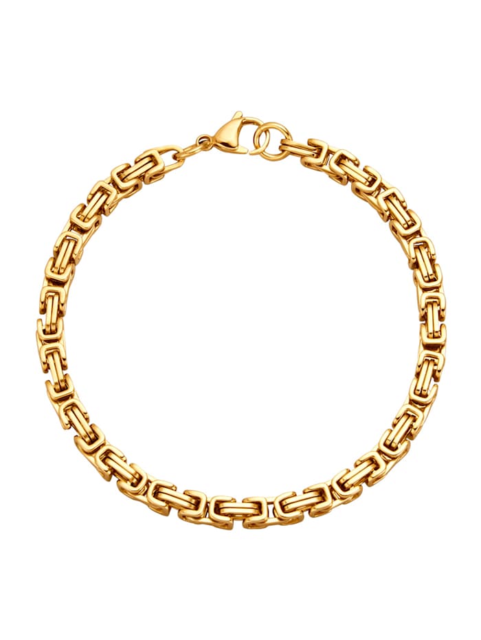 Bracelet maille royale, doré 23 cm, Coloris or jaune