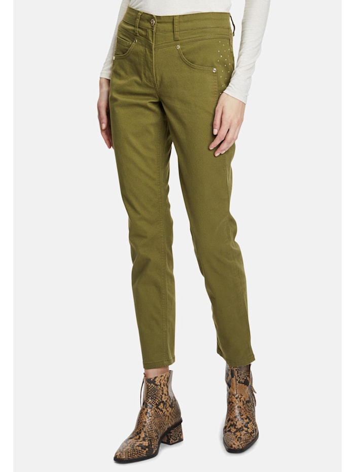 Betty Barclay Casual-Hose mit Strass, Capulet Olive