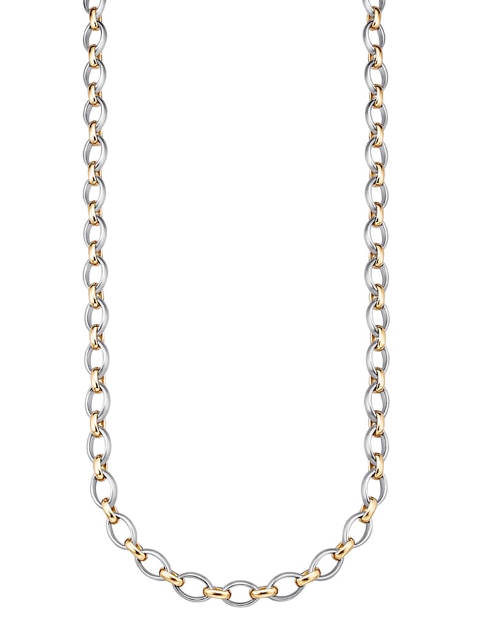 Diemer Gold Halskette in Platin950/Gelbgold 750, Silberfarben