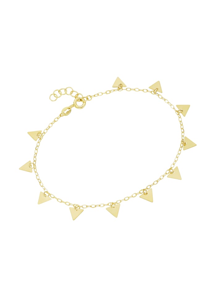 Luigi Merano Armband mit Dreieck - Anhängern, Gold 375, Gold