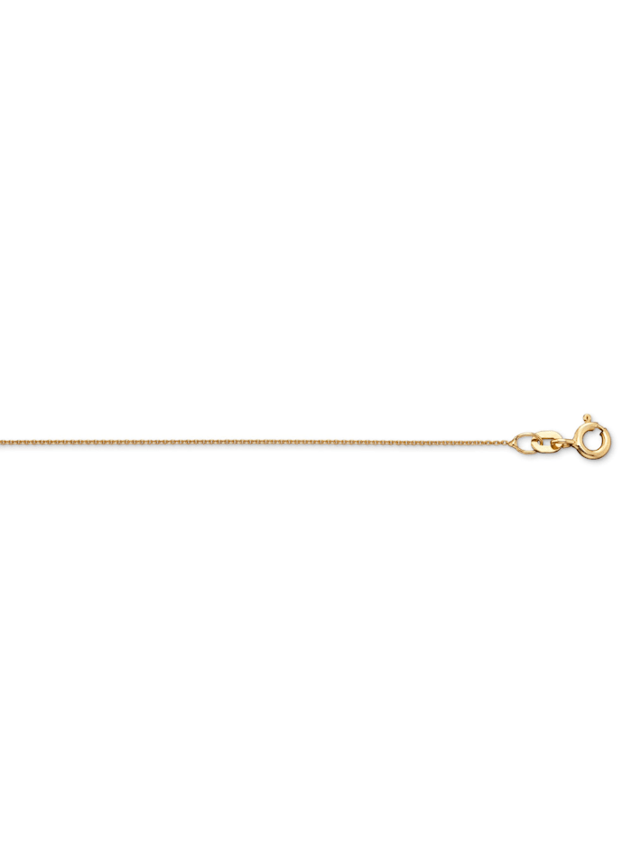 One Element Halskette Rundankerkette aus 585 Gelbgold  Ø 0,80 mm, gold