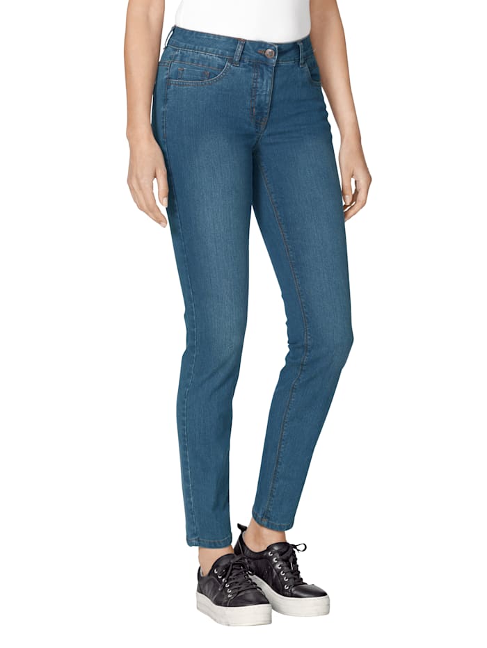 AMY VERMONT Jeans mit dezenter Waschung, Light blue