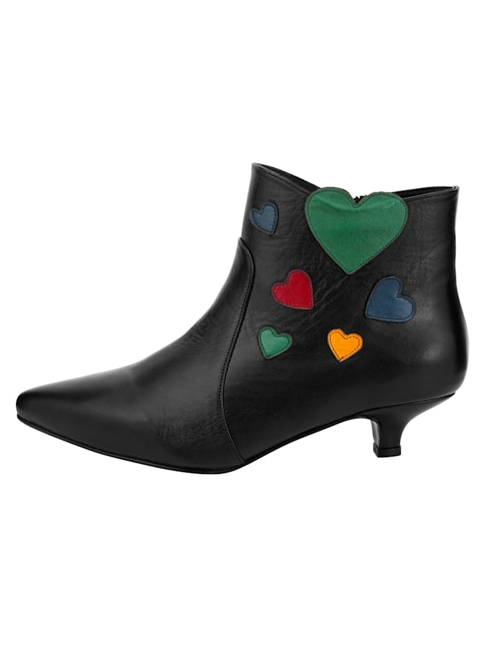 Ankle boot in puntig model
