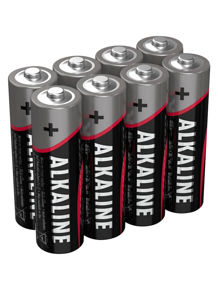 Ansmann Batterie Alkaline Red, silber