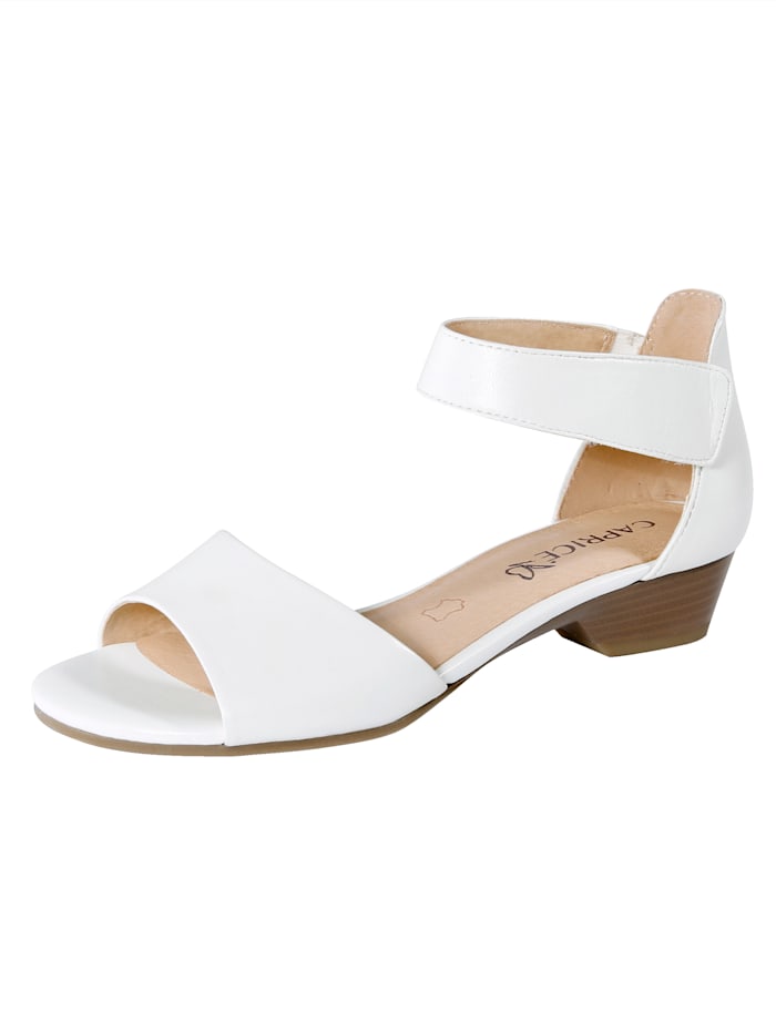 Caprice Sandals with Walking On Air leather insole, Wool White