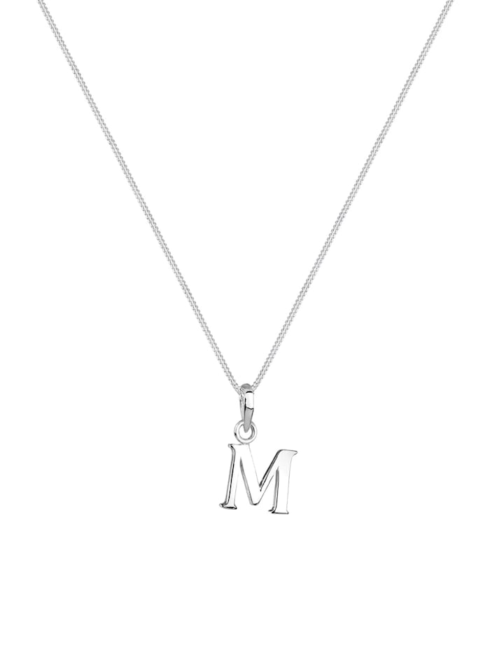 Halskette Buchstabe M 925 Sterling Silber