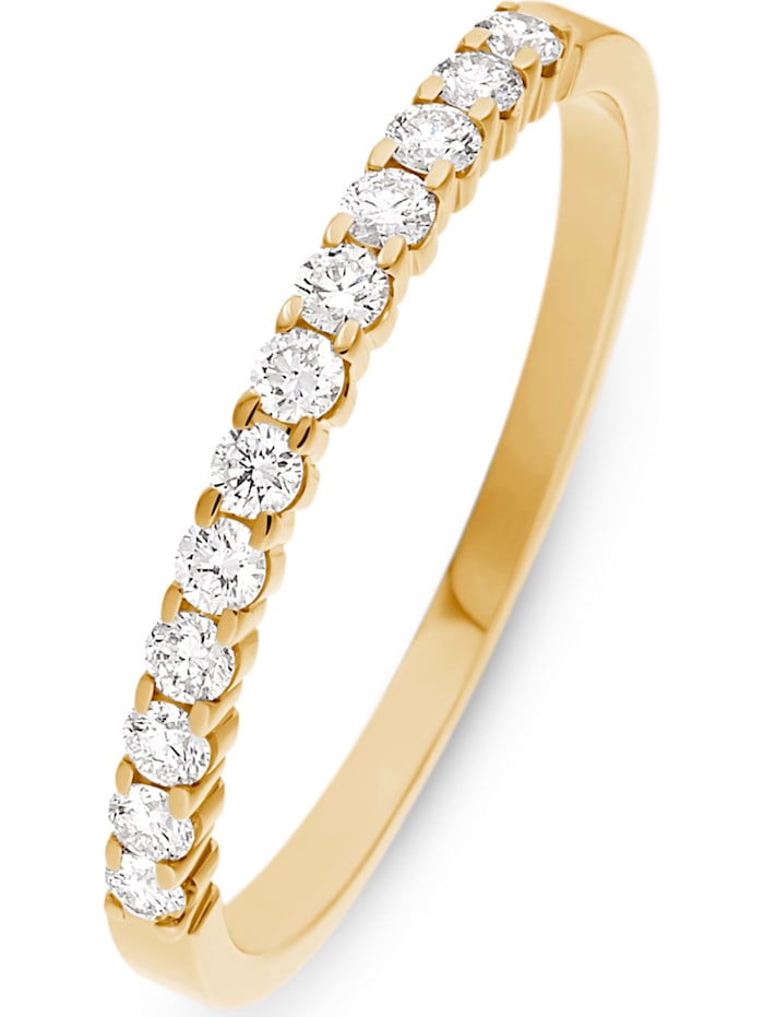CHRIST C-Collection Damen-Damenring 12 Diamant, gelbgold