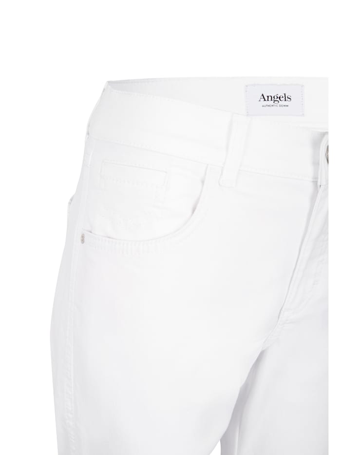 5-Pocket-Jeans 'Darleen Crop TU' mit Logo-Applikation
