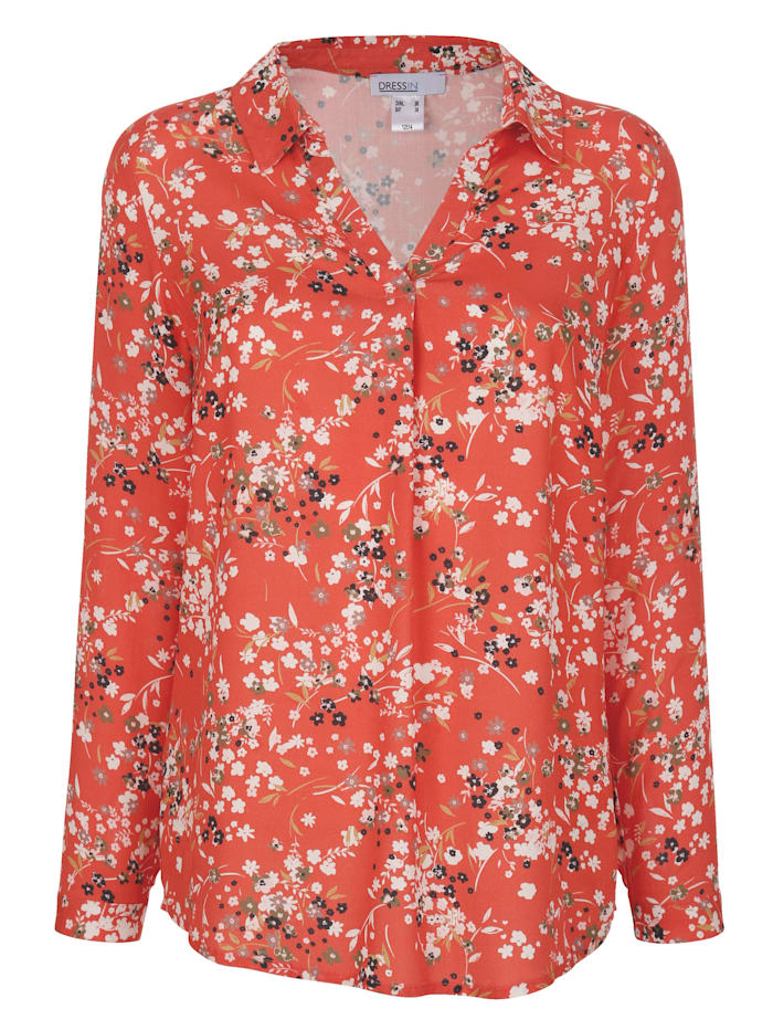 Bluse in tollem Blumenmuster