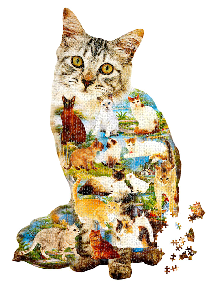 Puzzle Mačky, Multicolor