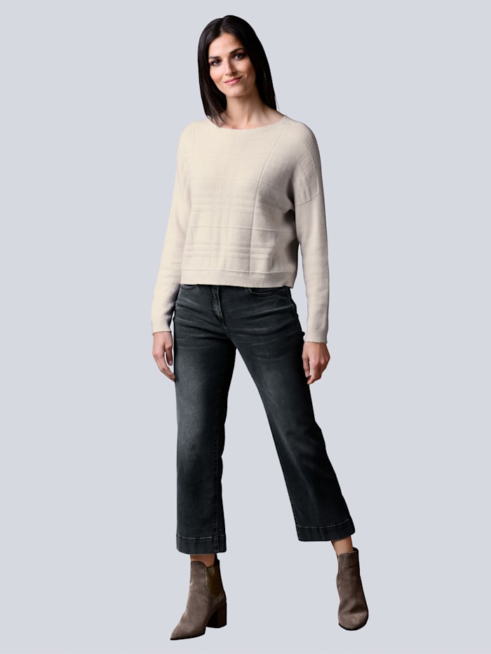 Alba Moda Jean style jupe-culotte, Grey