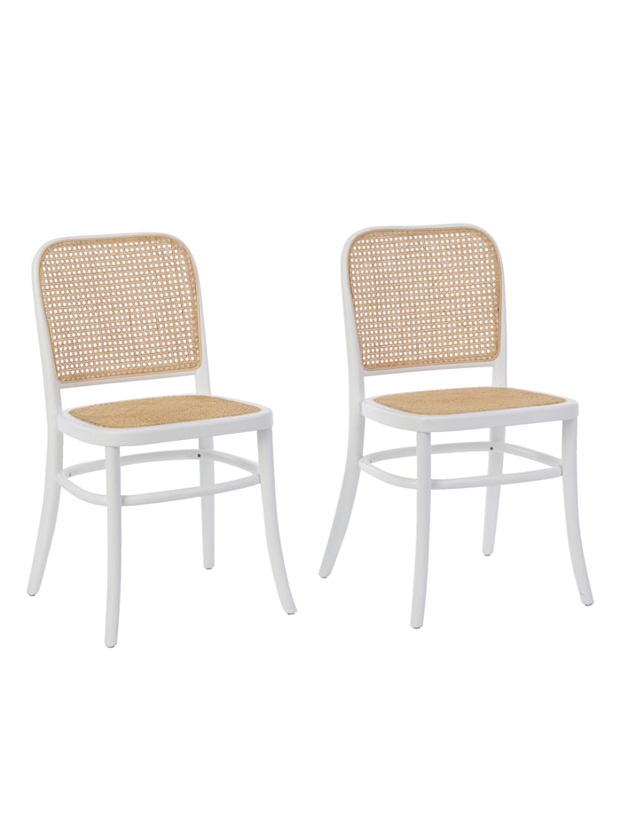 MARAVILLA Stuhl-Set, 2-tlg., Weiß