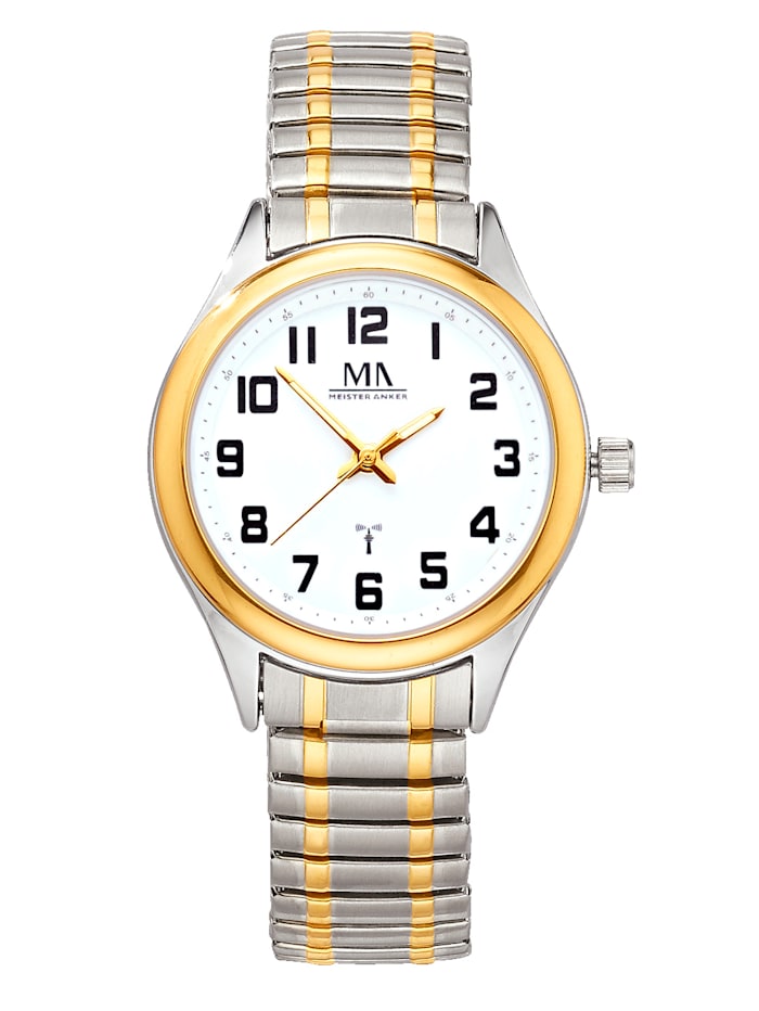 Meister Anker Dámske hodinky bicolor, Strieborná/Farba žltého zlata