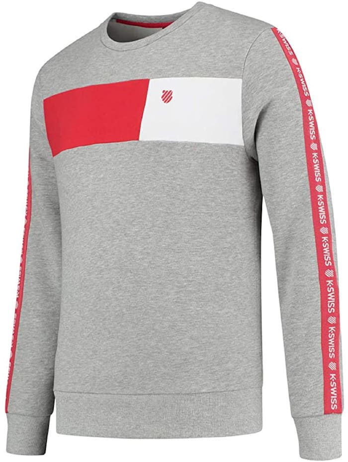 K-Swiss Sweatshirt Heritage C-Neck, Grau