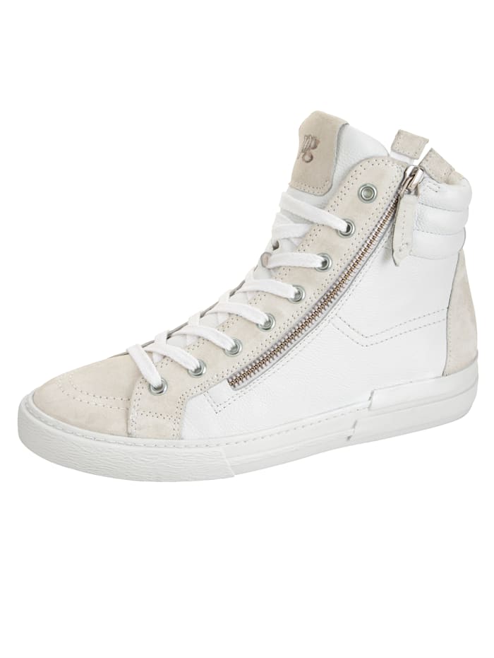 Paul Green High Sneaker mit Supersoft-Ausstattung, Weiß/Creme-Weiß