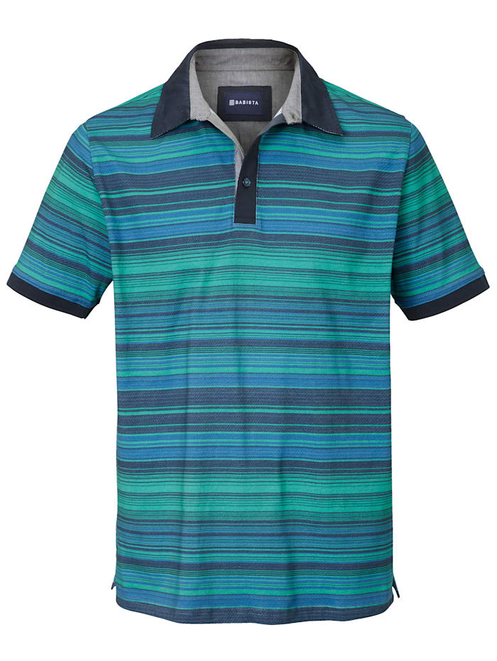 BABISTA Poloshirt mit Hemdkragen, Grün/Blau